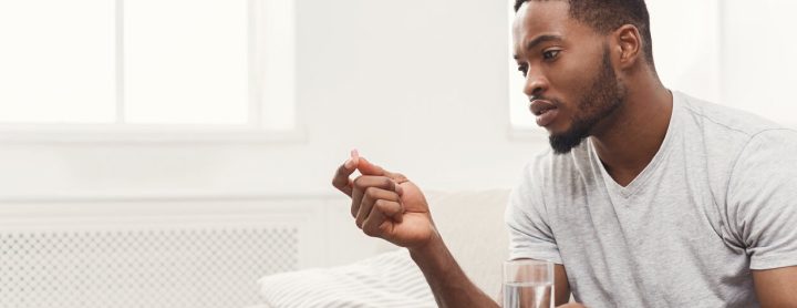 Man hesitant to take his medicine