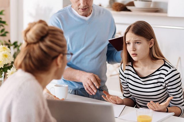 Teen stressing over academics