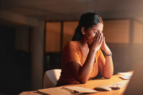 woman with anxiety