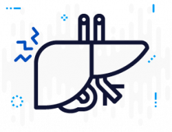 liver pain icon